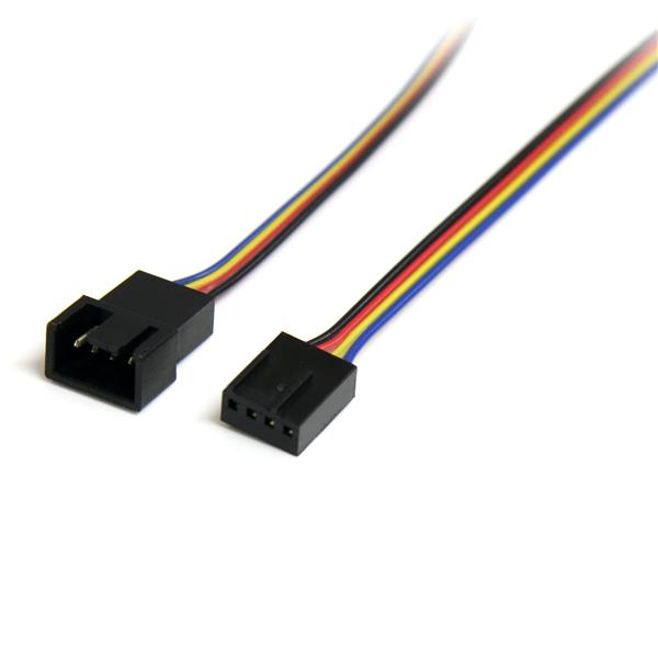 STARTECH.COM 12IN 4 PIN FAN POWER EXTENSION CABLE - 1FT 4-PIN FAN CABLE LTW STARTECH — view 2