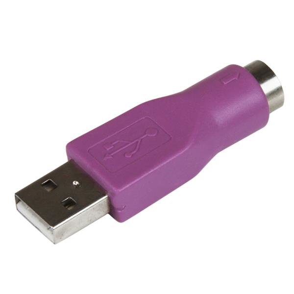 STARTECH.COM KEYBOARD ADAPTER - 6 PIN PS/2 (F) - 4 PIN USB TYPE A (M) LTW STARTECH — view 2