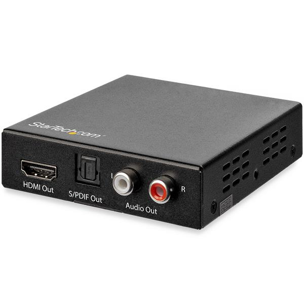 STARTECH.COM HDMI AUDIO EXTRACTOR 4K 60HZ - HDR - TOSLINK OPTICAL AUDIO 2 YR STARTECH — view 2