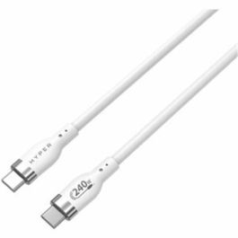TARGUS HYPERJUICE 240W SILICONE USB-C TO USB-C CABLE (1 METER) - WHITE TARGUS — view 1