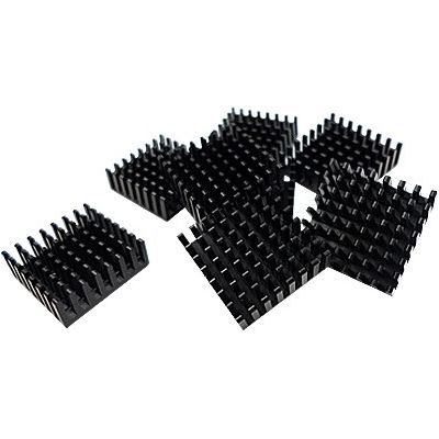QNAP HEAT SINK FOR M.2 SSD MODULE, 14x14MM, BLACK, SELF ADHESIVE - 8 PCS QNAP — view 2