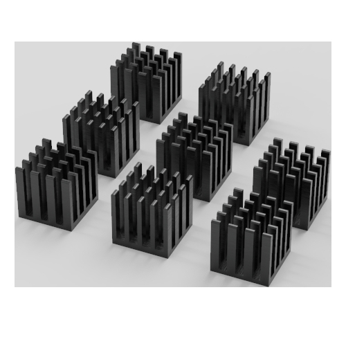 QNAP Heatsink for M.2 SSD module,15*15MM, Black, self adhesive.8 pcs QNAP — view 2