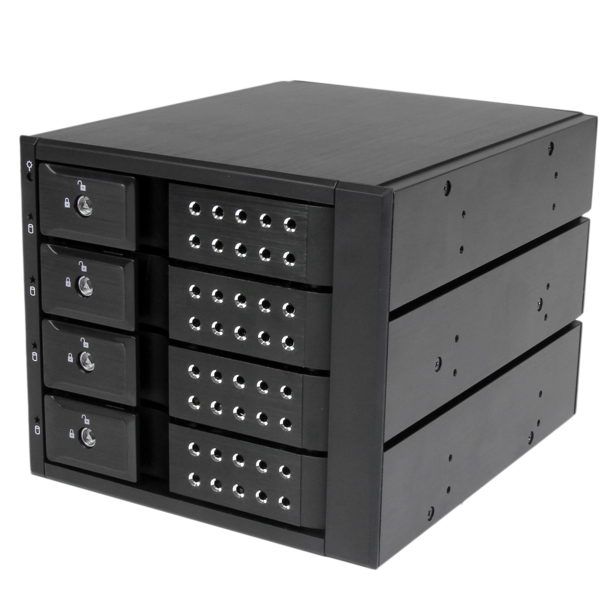STARTECH.COM 4 BAY TRAYLESS HOT SWAP 3.5" SATA HDD MOBILE RACK BACKPLANE 2 YR STARTECH — view 2