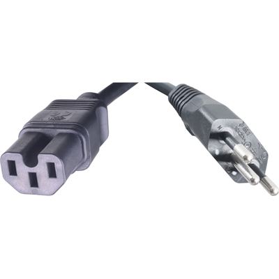 HPE 2.5M C15 to NBR 14136 Fig13 Pwr Cord HPE — view 2