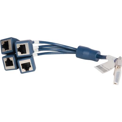HPE X260 Min D-28 to 4-RJ45 0.3m Rtr Cbl HPE — view 2