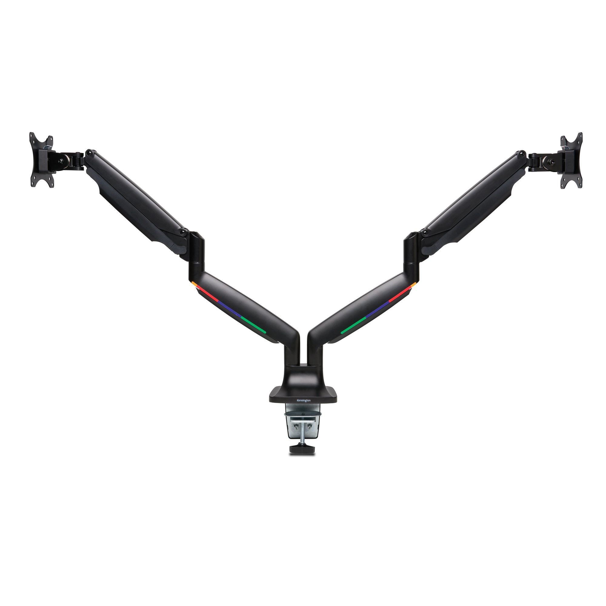 KENSINGTON SMARTFIT ONE-TOUCH HEIGHT ADJUSTABLE DUAL MONITOR ARM - BLACK KENSINGTON — view 2