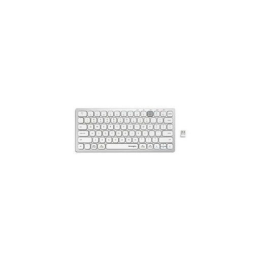 KENSINGTON MULTI-DEVICE DUAL WIRELESS COMPACT/TRAVEL KEYBOARD, WIN/IOS/MAC, WHITE, 3Y KENSINGTON — view 2