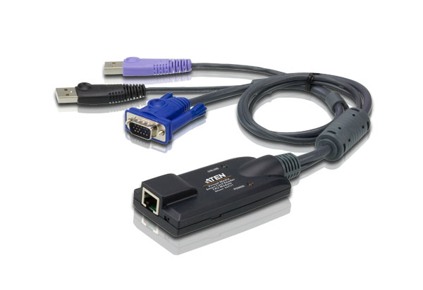 ATEN VGA USB VIRTUAL MEDIA KVM ADAPTER WITH SMART CARD SUPPORT FOR KN, KM SERIES ATEN — view 2