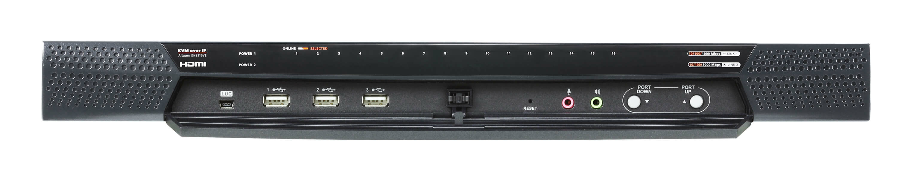 ATEN 1-LOCAL/2-REMOTE ACCESS 16-PORT MULTI-INTERFACE CAT 5 KVM OVER IP SWITCH ATEN — view 2