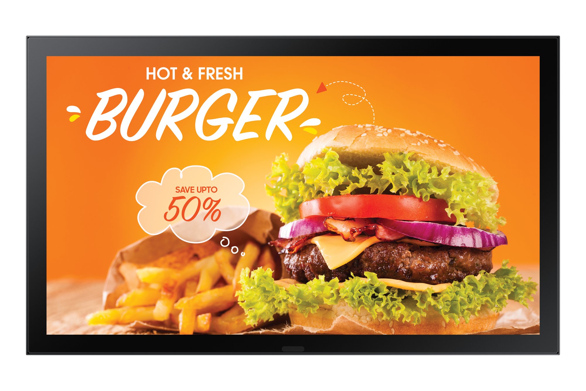 SAMSUNG (OHB) OUTDOOR IP66 DISPLAY, 24" FHD, 1500NITS, HDMI(2), LAN/WI-FI, 24H/7D, 3YR SAMSUNG — view 1