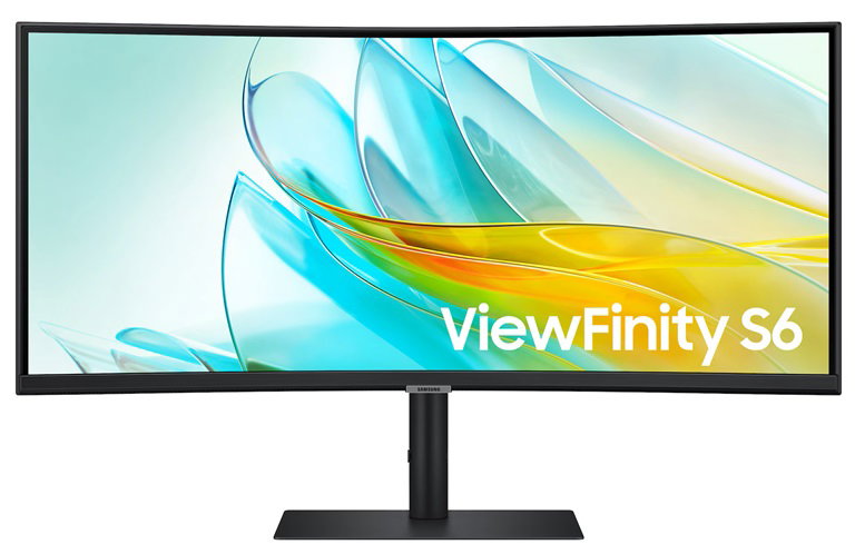 SAMSUNG S6 S65UC 34" CURVE (21:9) WQHD MONITOR, 1000R, USB-C 90W, DP/HDMI, H/ADJ, 3YR SAMSUNG — view 2