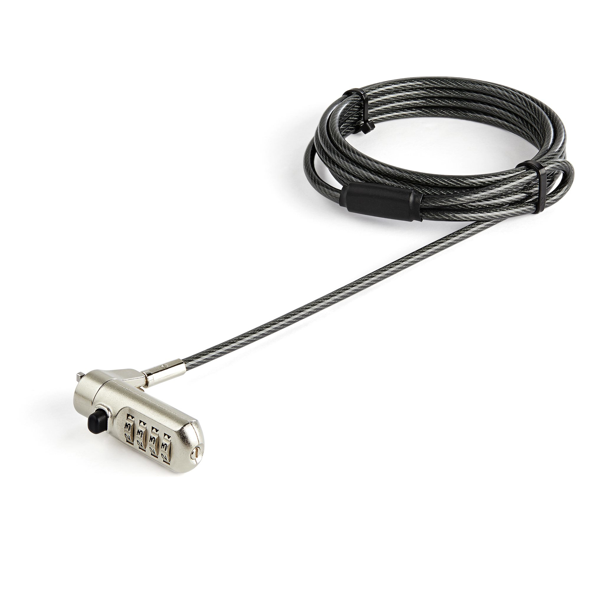 STARTECH.COM 6.5' LAPTOP CABLE LOCK - NANO SLOT SECURITY COMBINATION LOCK 2 YR STARTECH — view 2