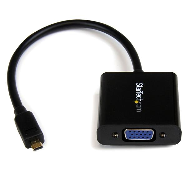 STARTECH.COM MICRO HDMI TO VGA ADAPTER - SMARTPHONE/TABLET VIDEO CONVERTER 3 YR STARTECH — view 2