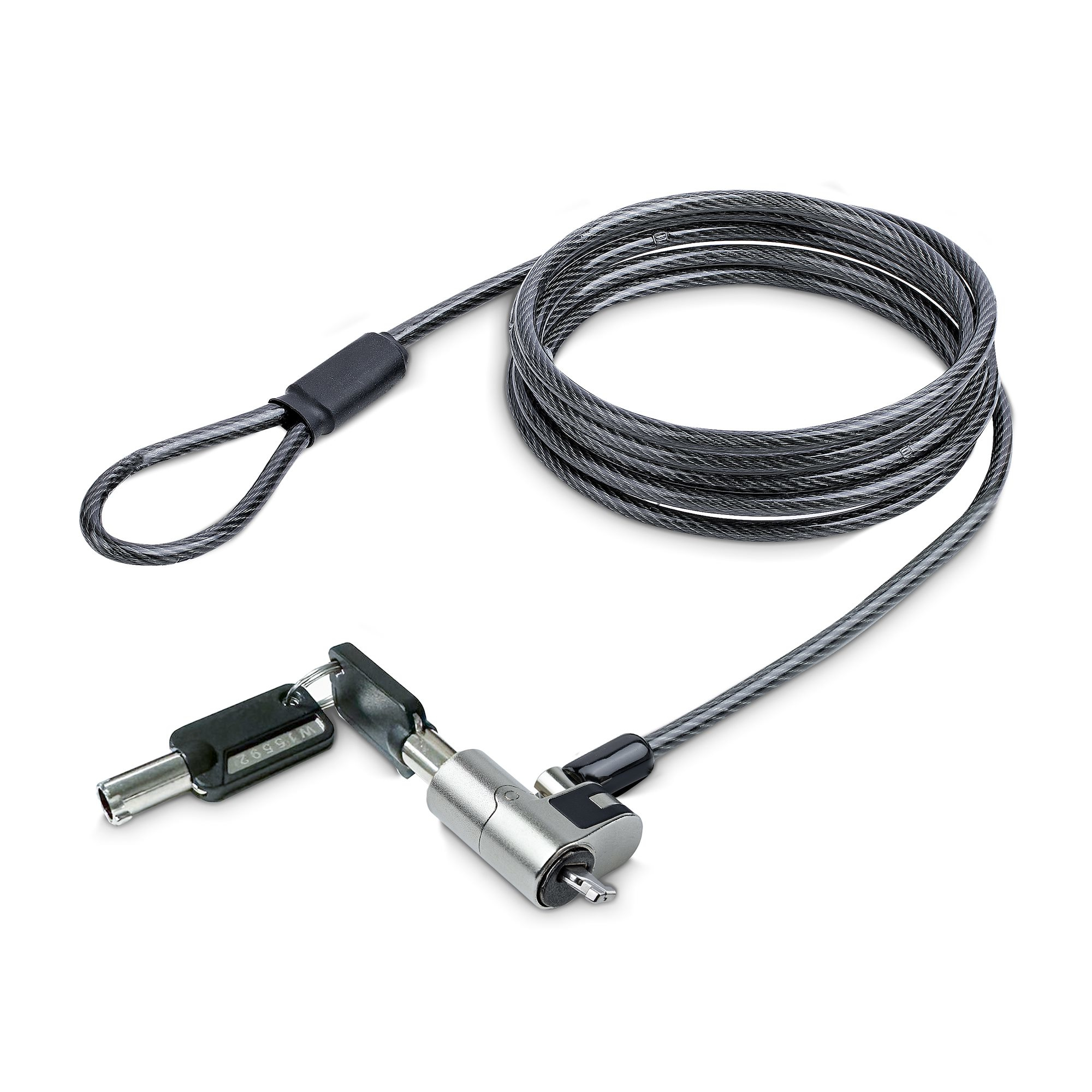 STARTECH.COM NANO LAPTOP CABLE LOCK 6FT, KEYED CABLE LOCK FOR LAPTOPS 2 YR STARTECH — view 2