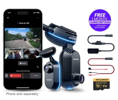 NEXTBASE IQ 4K SMART DASH CAMERA WITH REAR CAMERA BUNDLE NEXTBASE — view 2