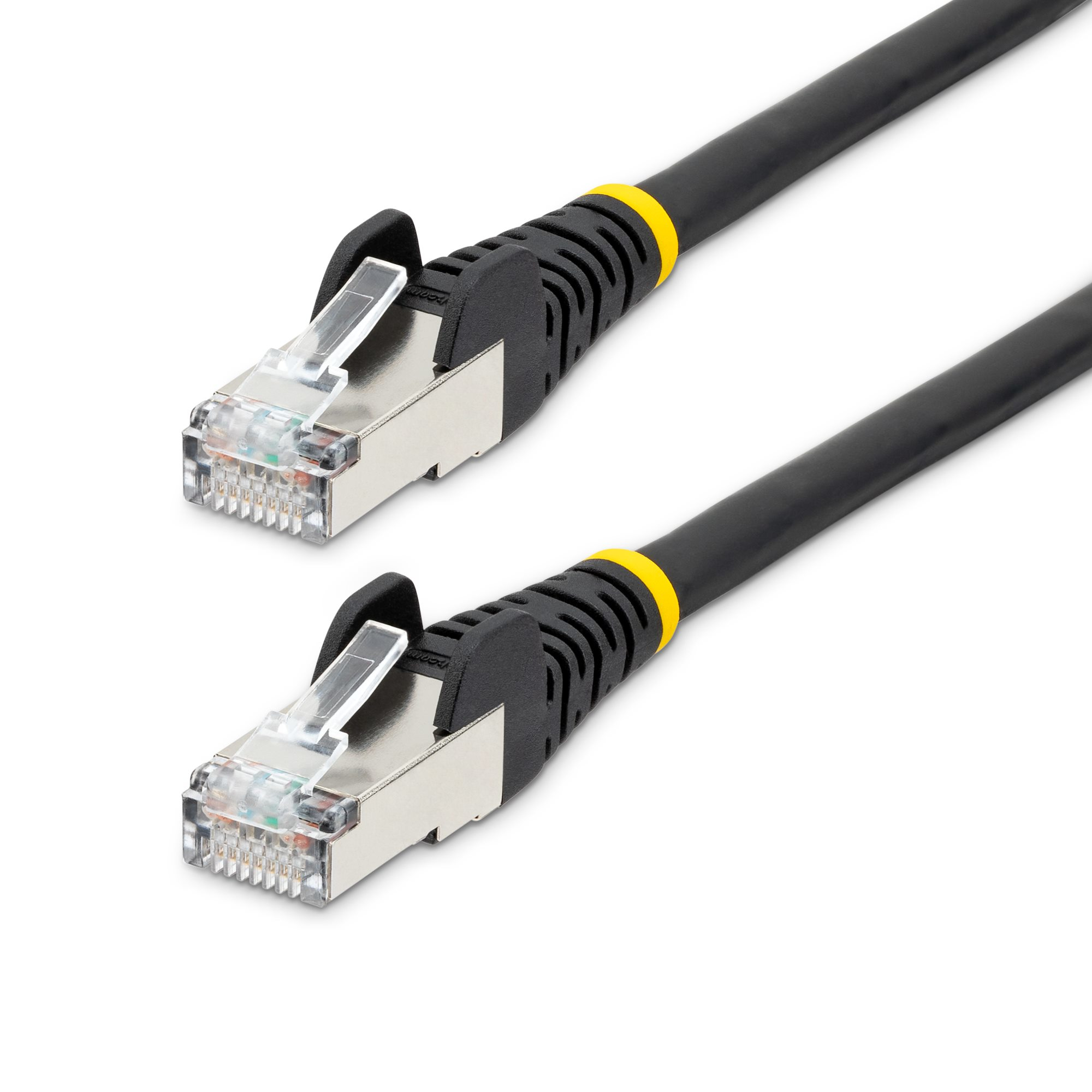 STARTECH.COM 3M LSZH CAT6A ETHERNET CABLE - 10GBE S/FTP 100W POE BLACK LTW STARTECH — view 2