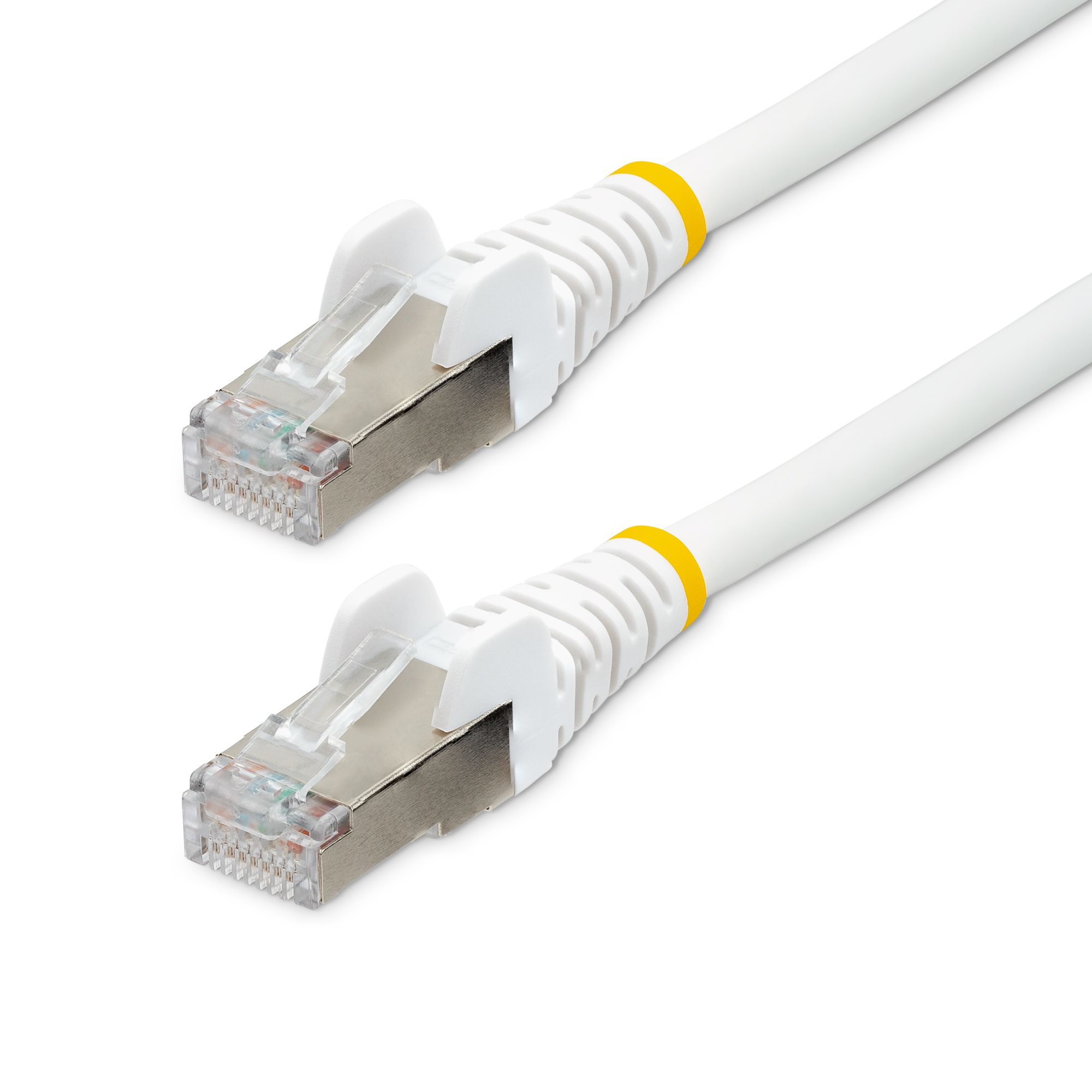 STARTECH.COM 3M LSZH CAT6A ETHERNET CABLE - 10GBE S/FTP 100W POE WHITE LTW STARTECH — view 2
