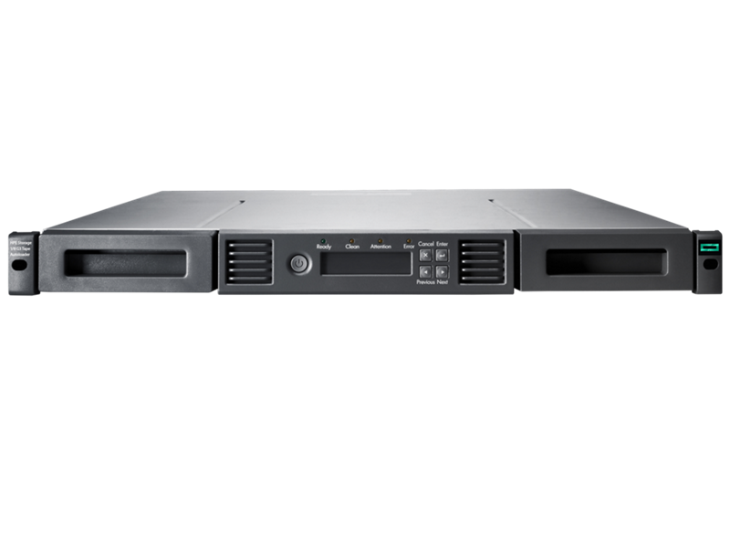 HPE SmartChoice MSL 1/8 Tape Autoloader 1x MSL LTO-8 FC 5x LTO-8 30TB Data Cartridges HPE — view 2