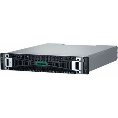 HPE SmartChoice MSA 2070 SFF iSCSI 2x10/25GbE 4pCntrl 12x3.84TB SSD 4x25Gb XCVR 46TB Array HPE — view 2