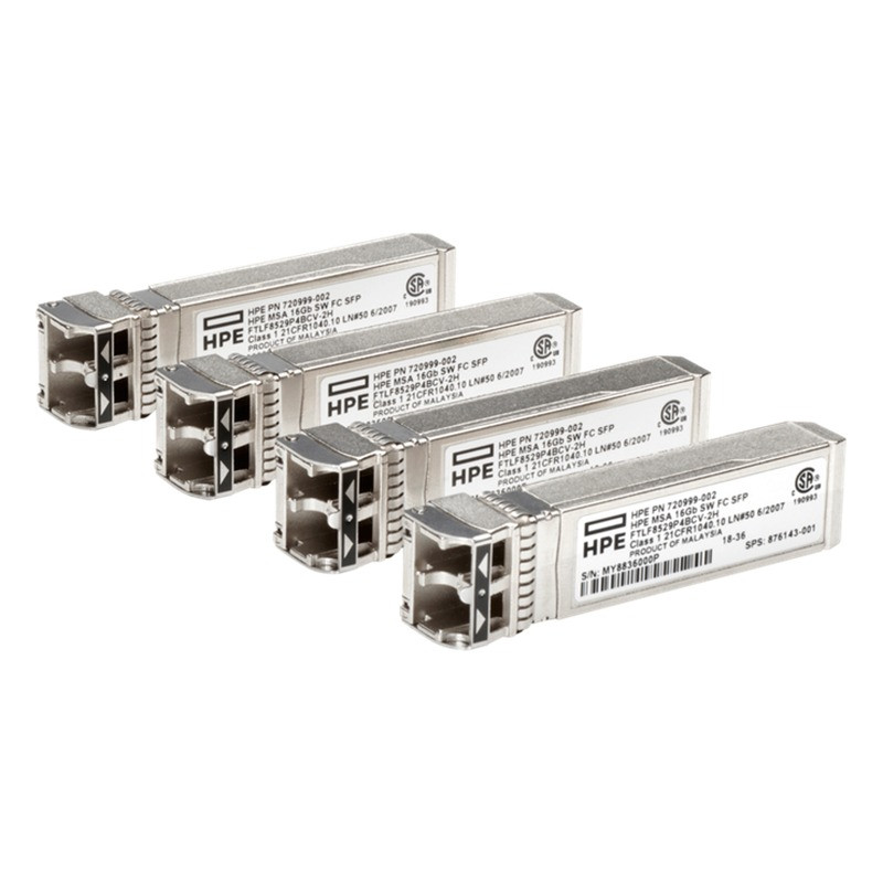 HPE SmartChoice MSA 16Gb SFP+ Short Wave Fibre Channel 4-pack Transceiver Bundle HPE — view 2
