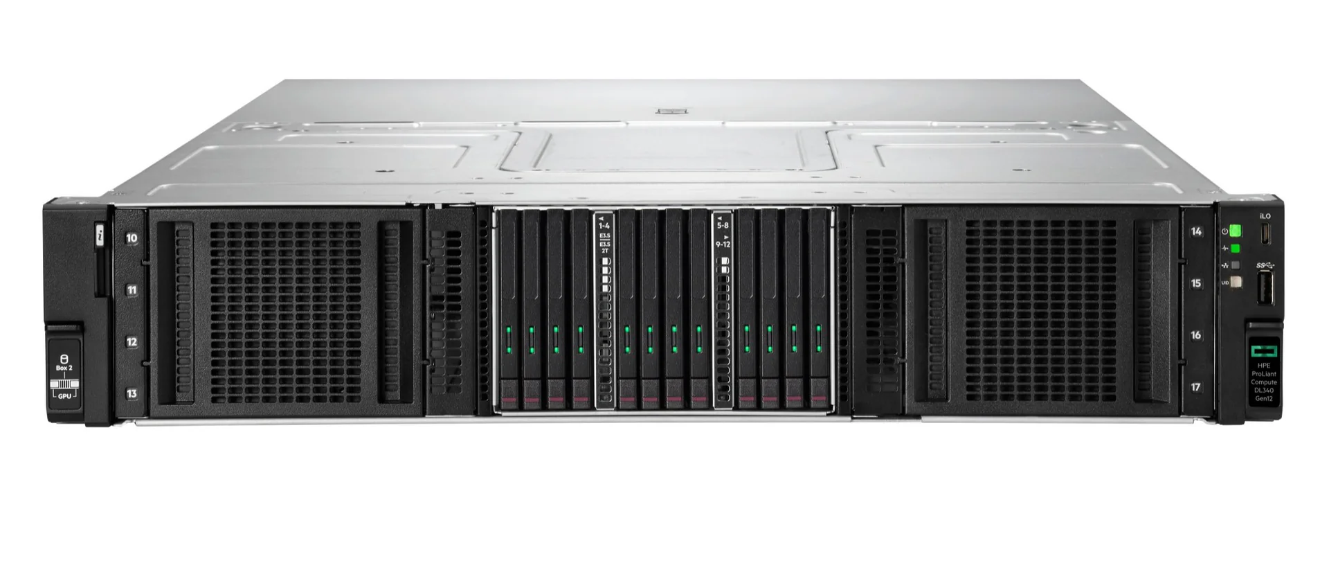 HPE SmartChoice DL340 G12 6505P 2.2GHz 12c 1P 2x32GB-R 8SFF MR408i-o 2x800W Svr HPE — view 2
