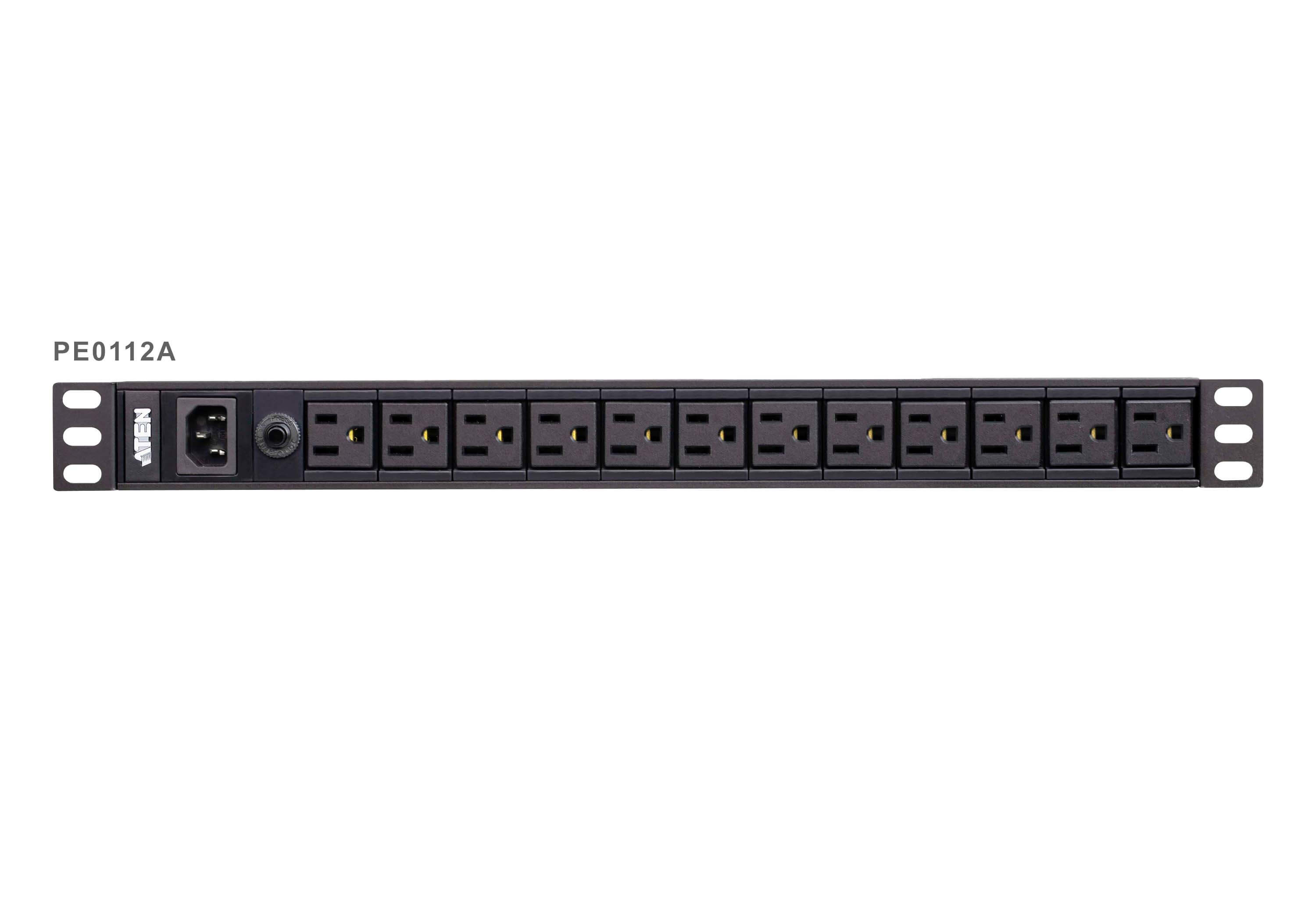 ATEN 12 PORT 1U BASIC PDU SUPPORTS UP TO 10A WITH 12 IEC C13 OUTPUTS ATEN — view 2