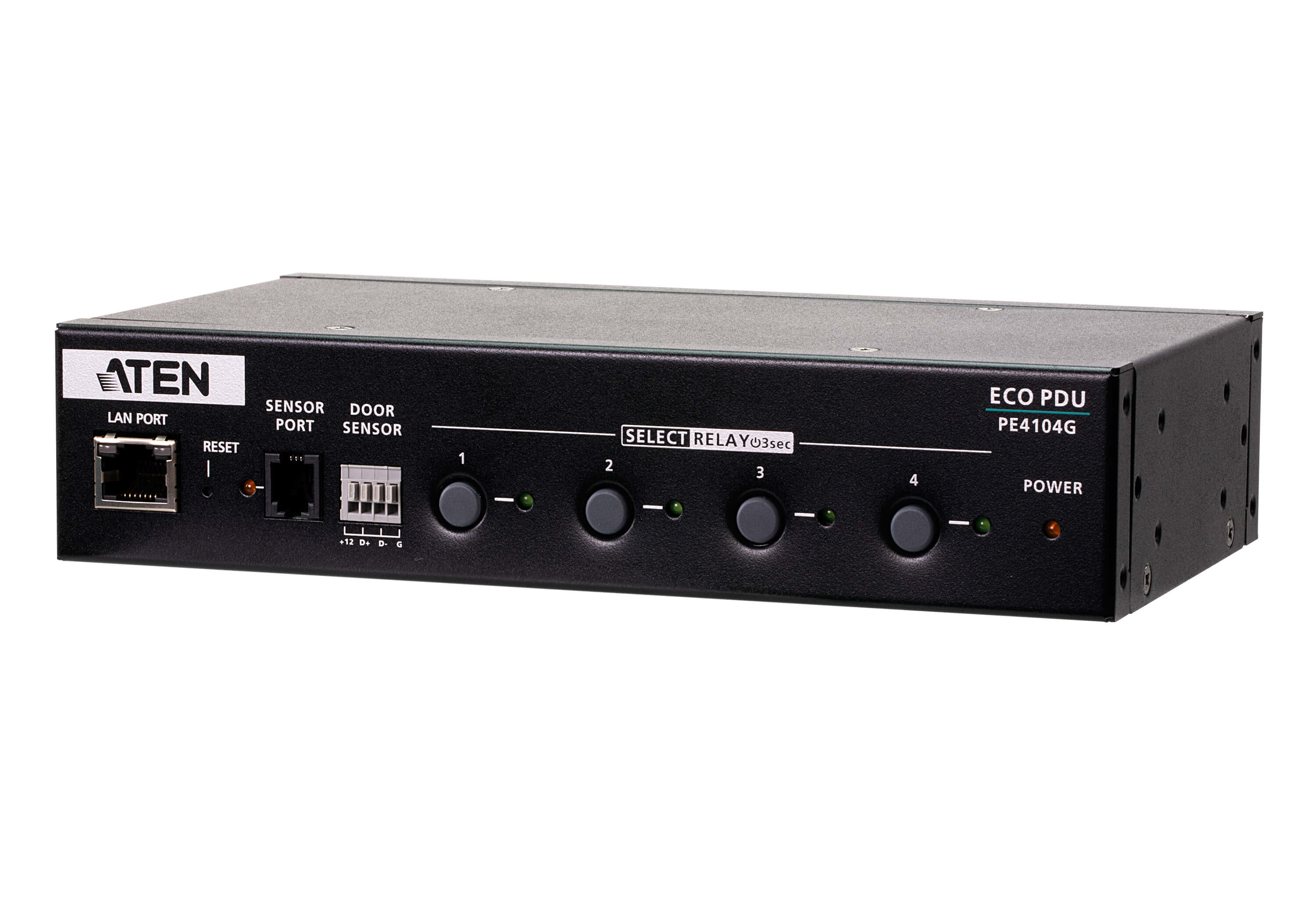 ATEN 4 PORT 1U 10A SMART PDU WITH OUTLET CONTROL 4XC13 OUTLETS ATEN — view 2