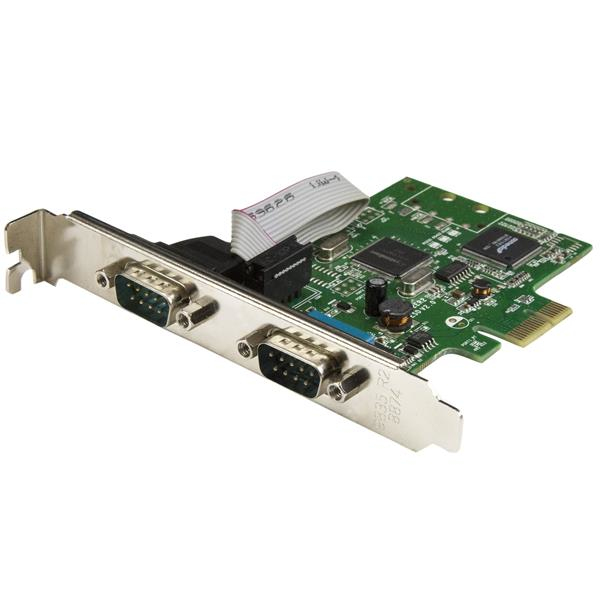 STARTECH.COM 2-PORT PCI EXPRESS SERIAL CARD WITH 16C1050 UART - RS232 2 YR STARTECH — view 2