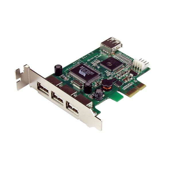STARTECH.COM 4 PORT USB 2.0 PCIE CARD - LOW PROFILE 2 YR STARTECH — view 2