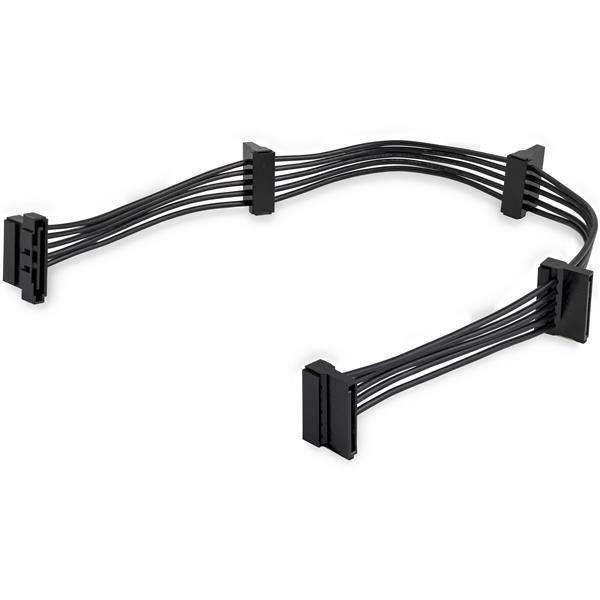 STARTECH.COM 4X SATA POWER SPLITTER ADAPTER CABLE - 4 SATA POWER CABLE LTW STARTECH — view 2