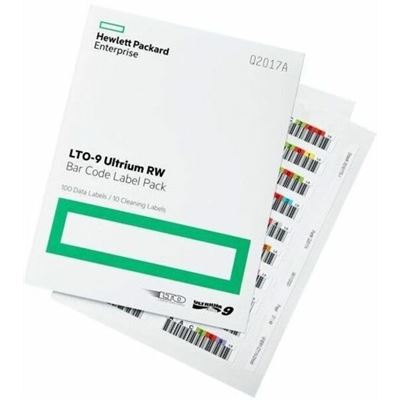 HPE LTO-9 RW Bar Code Label Pack HPE — view 2