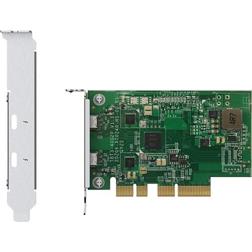 QNAP Dual-port Thunderbolt 3 expansion card QNAP — view 2