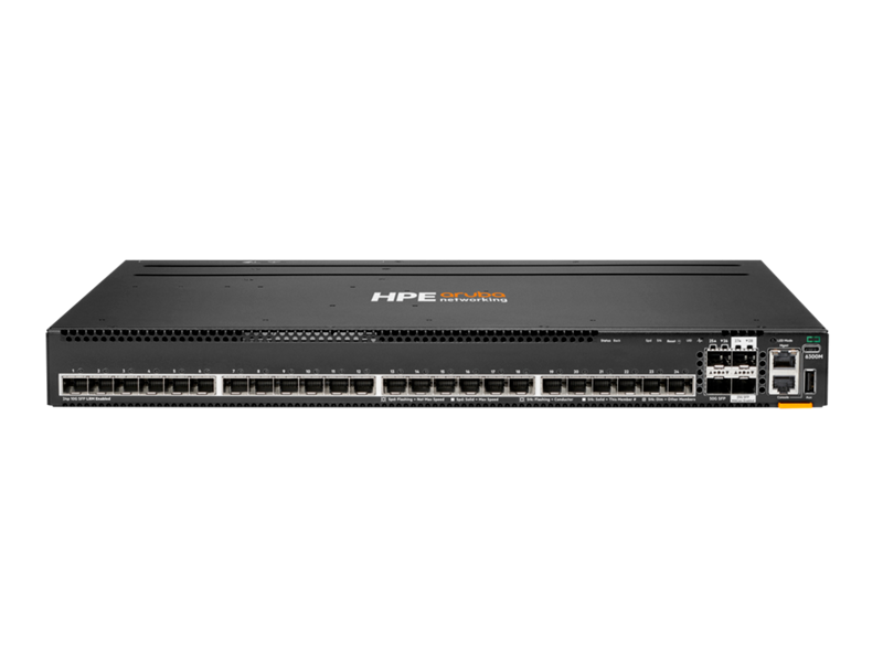 HPE ANW 6300M 24p SFP+ LRM support and 2p 50G and 2p 25G MACSec Switch HPE — view 1