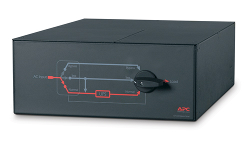 APC (SBP10KRMI4U) SRV BYPASS PANEL- 230V; 100A; MBB; HW IN; IEC-320 OUT- (8) C13 (2) C19 APC — view 2