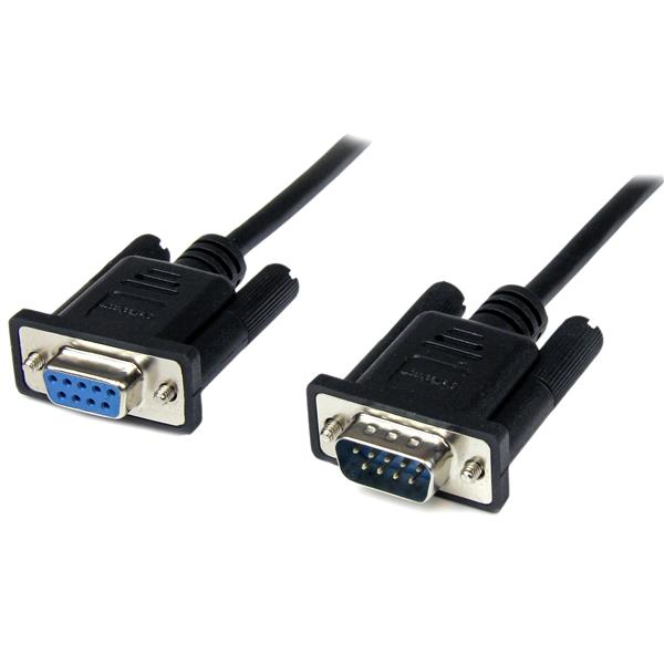 STARTECH.COM 1M BLACK DB9 RS232 SERIAL NULL MODEM CABLE F/M LTW STARTECH — view 2