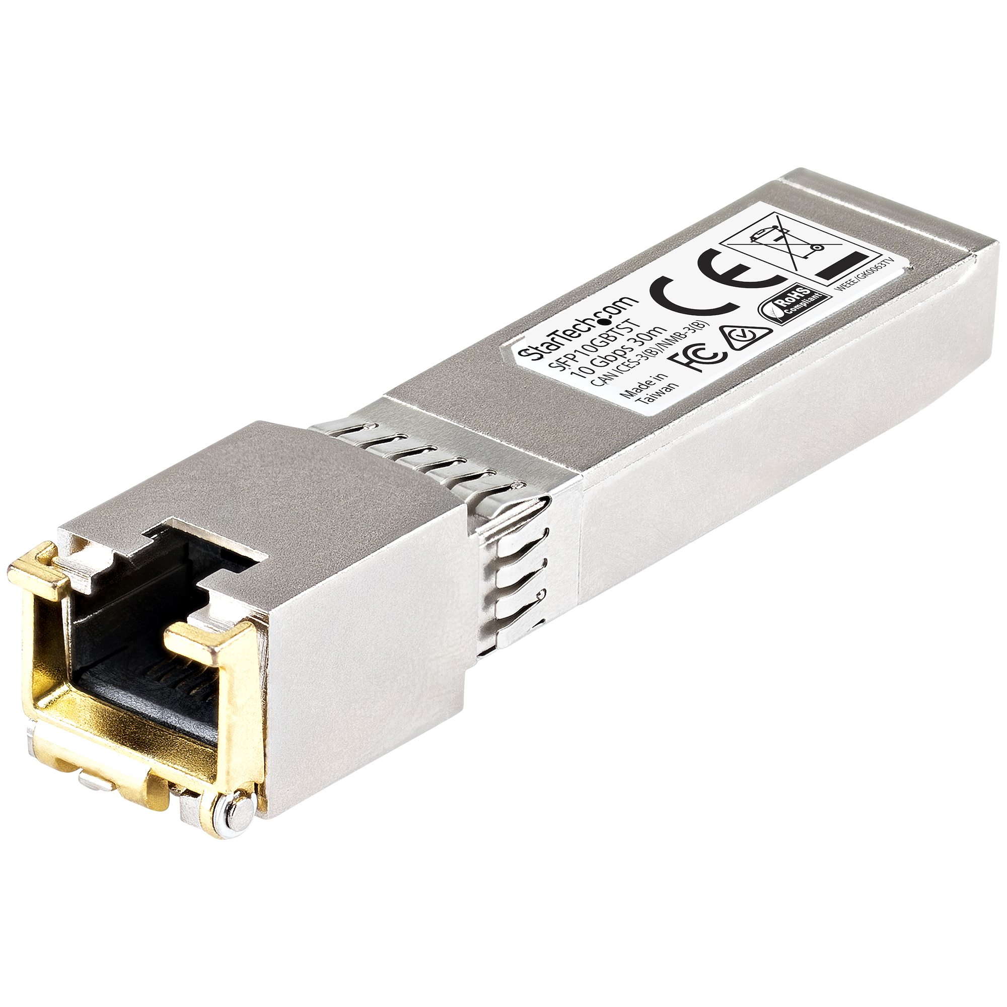 STARTECH.COM CISCO COMPATIBLE COPPER 10GBASE-T SFP+ MODULE, LTW STARTECH — view 2