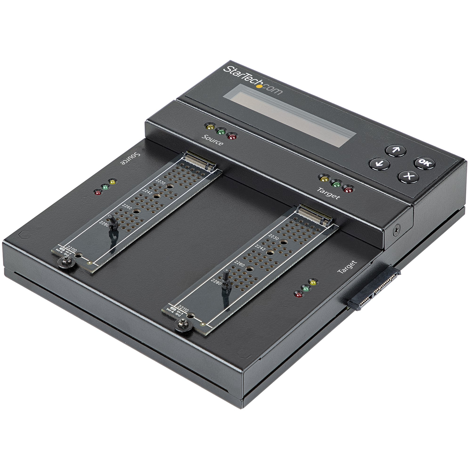 STARTECH.COM STANDALONE M.2 SATA/M.2 NVME DUPLICATOR/ERASER, CLONER/WIPER, 2 YR STARTECH — view 2