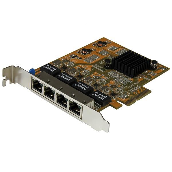 STARTECH.COM 4 PORT PCIE NETWORK CARD - STANDARD PROFILE NIC - RJ45 PORT 2 YR STARTECH — view 2