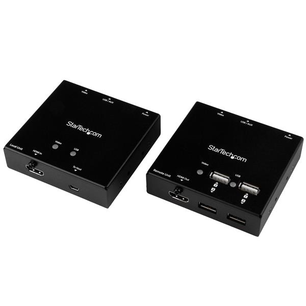 STARTECH.COM 50M HDMI & 4-PORT USB HUB EXTENDER - HDMI OVER CAT6 - 1080P, 2 YR STARTECH — view 1