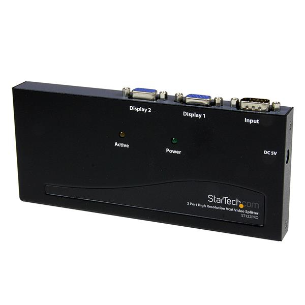 STARTECH.COM 2 PORT HIGH RESOLUTION VGA VIDEO SPLITTER - 350 MHZ, 2 YR STARTECH — view 2