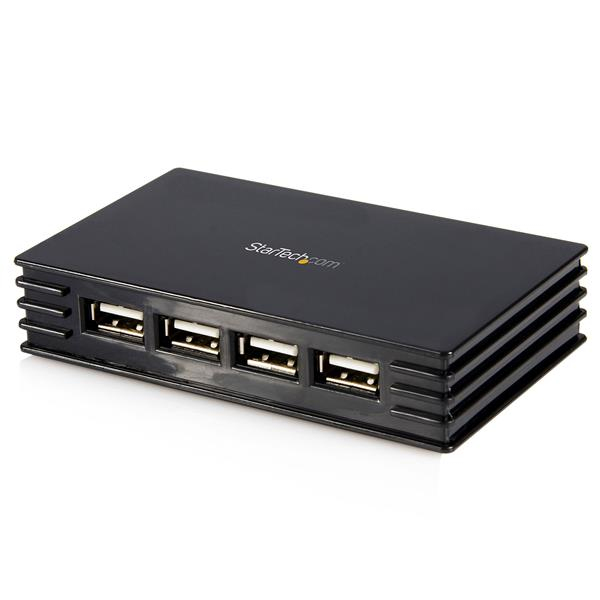 STARTECH.COM 4 PORT COMPACT BLACK USB 2.0 HUB, 2 YR STARTECH — view 2