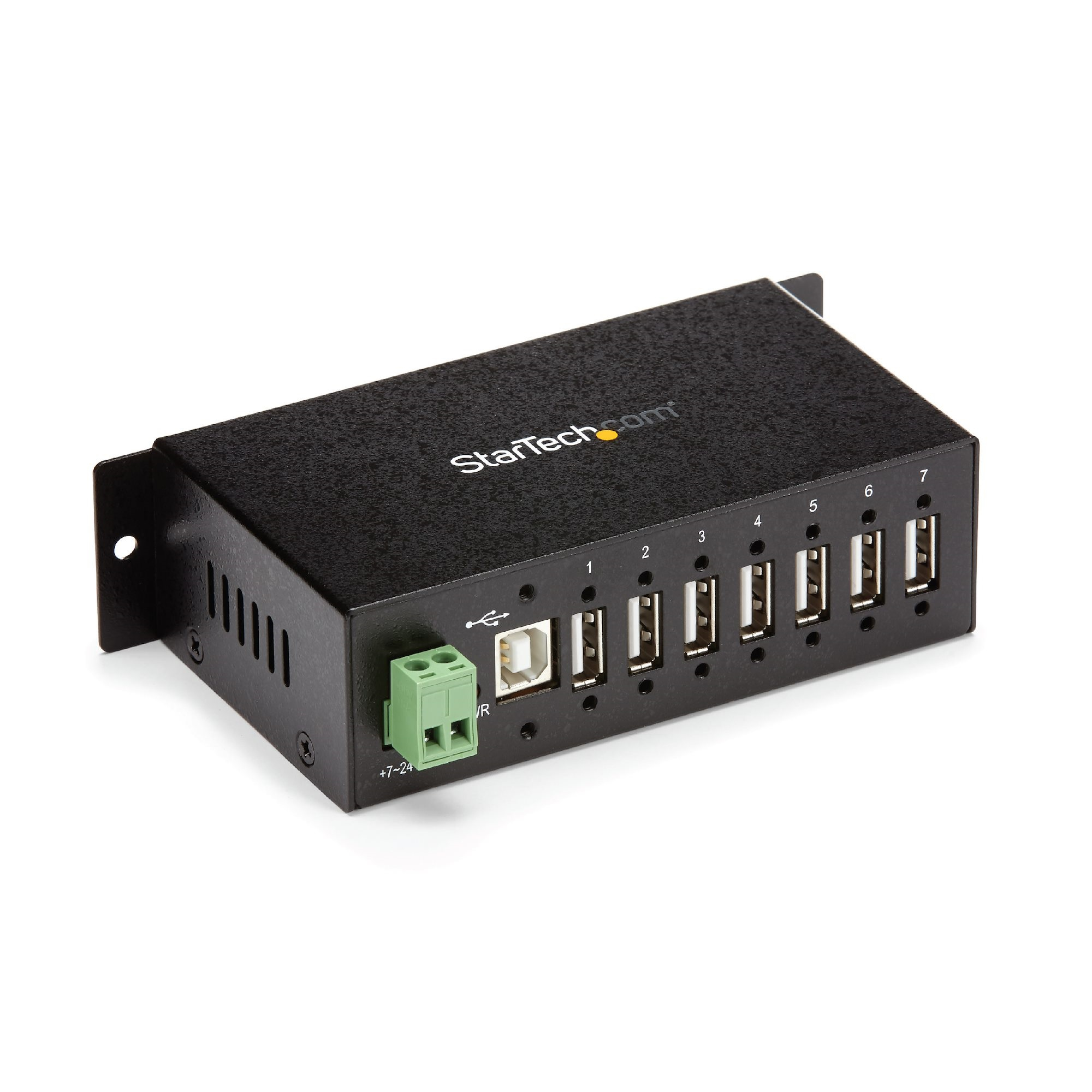 STARTECH.COM 7 PORT USB 2.0 HUB (USB-A) - METAL INDUSTRIAL HUB - ESD/SURGE 2 YR STARTECH — view 2