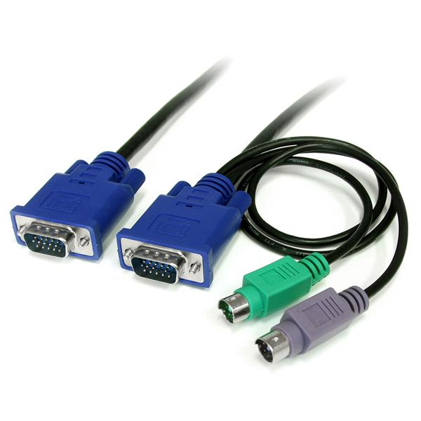 STARTECH.COM 6 FT 3-IN-1 ULTRA THIN PS/2 KVM CABLE, LTW STARTECH — view 2