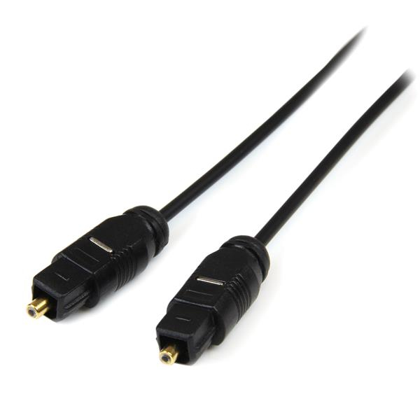 STARTECH.COM 3 FT TOSLINK SPDIF OPTICAL DIGITAL AUDIO CABLE LTW STARTECH — view 2