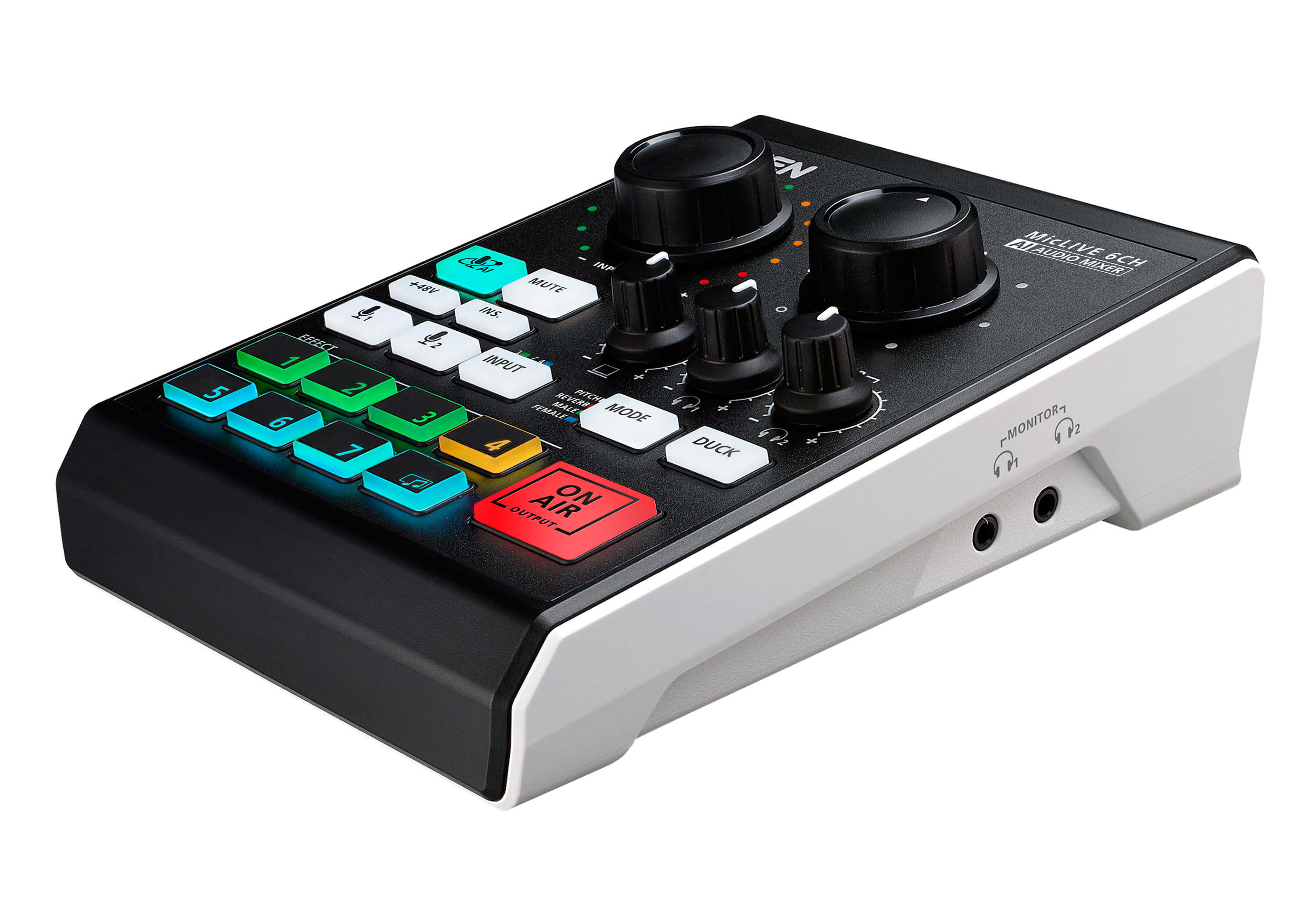 ATEN PODCAST AI AUDIO MIXER WITH 6-CH MICLIVE ATEN — view 2