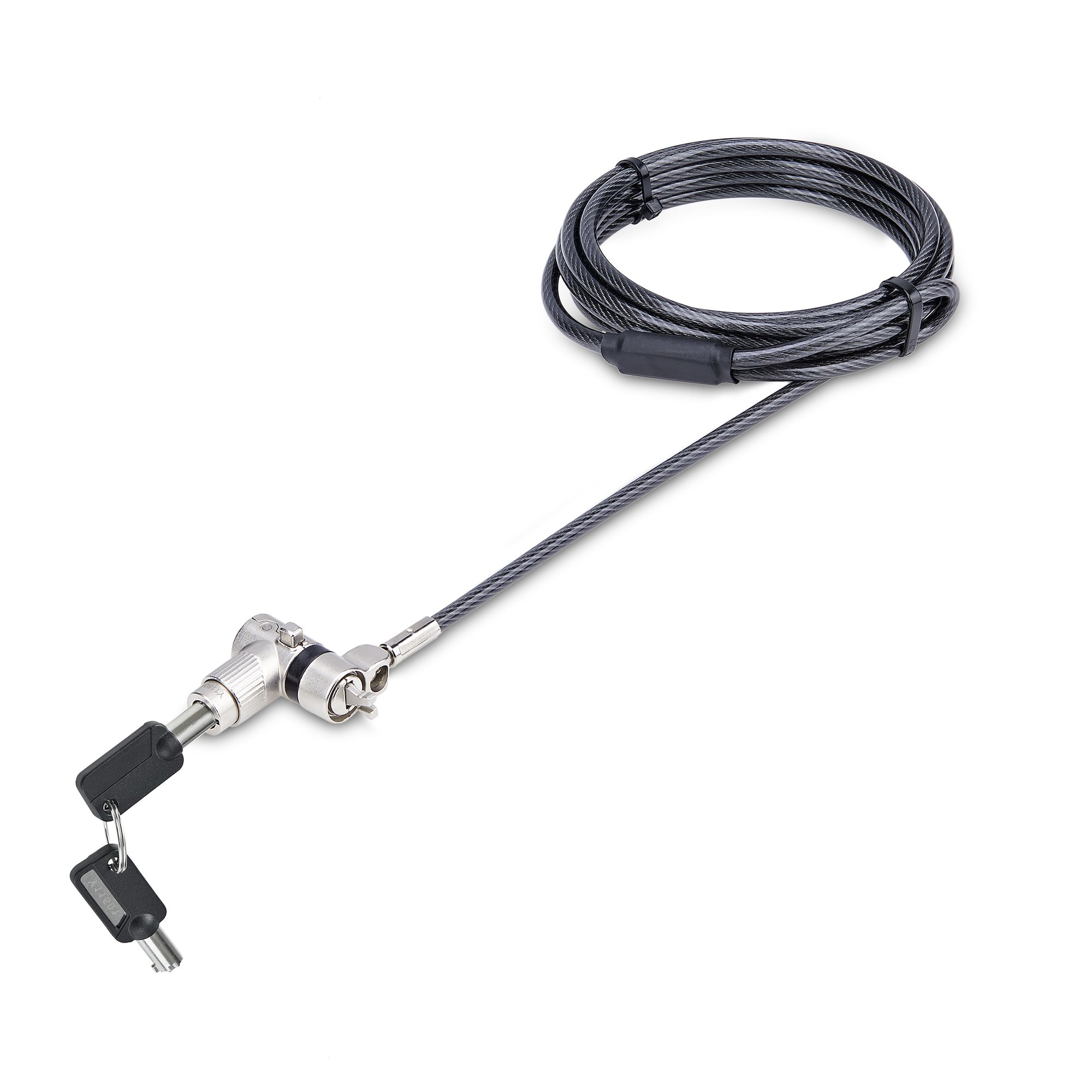 STARTECH.COM UNIVERSAL LAPTOP LOCK 6.6FT, NOBLE WEDGE/NANO/K-SLOT, KEYED,LOCKING CABLE 2 Y STARTECH — view 2