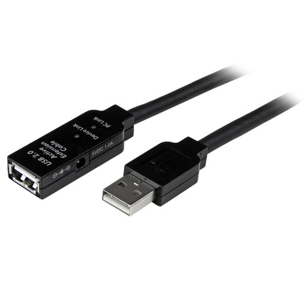 STARTECH.COM 5M USB 2.0 ACTIVE EXTENSION CABLE - M/F - LONG USB CABLE 2 YR STARTECH — view 1