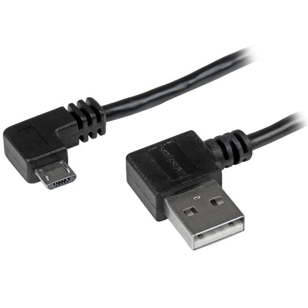 STARTECH.COM 2M / 6 FT MICRO-USB CABLE WITH RIGHT-ANGLED CONNECTORS - M/M LTW STARTECH — view 2