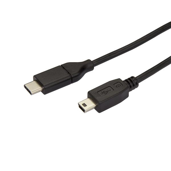 STARTECH.COM 2M 6 FT USB C TO MINI USB CABLE - USB 2.0 - USB C TO USB MINI 2 YR STARTECH — view 2