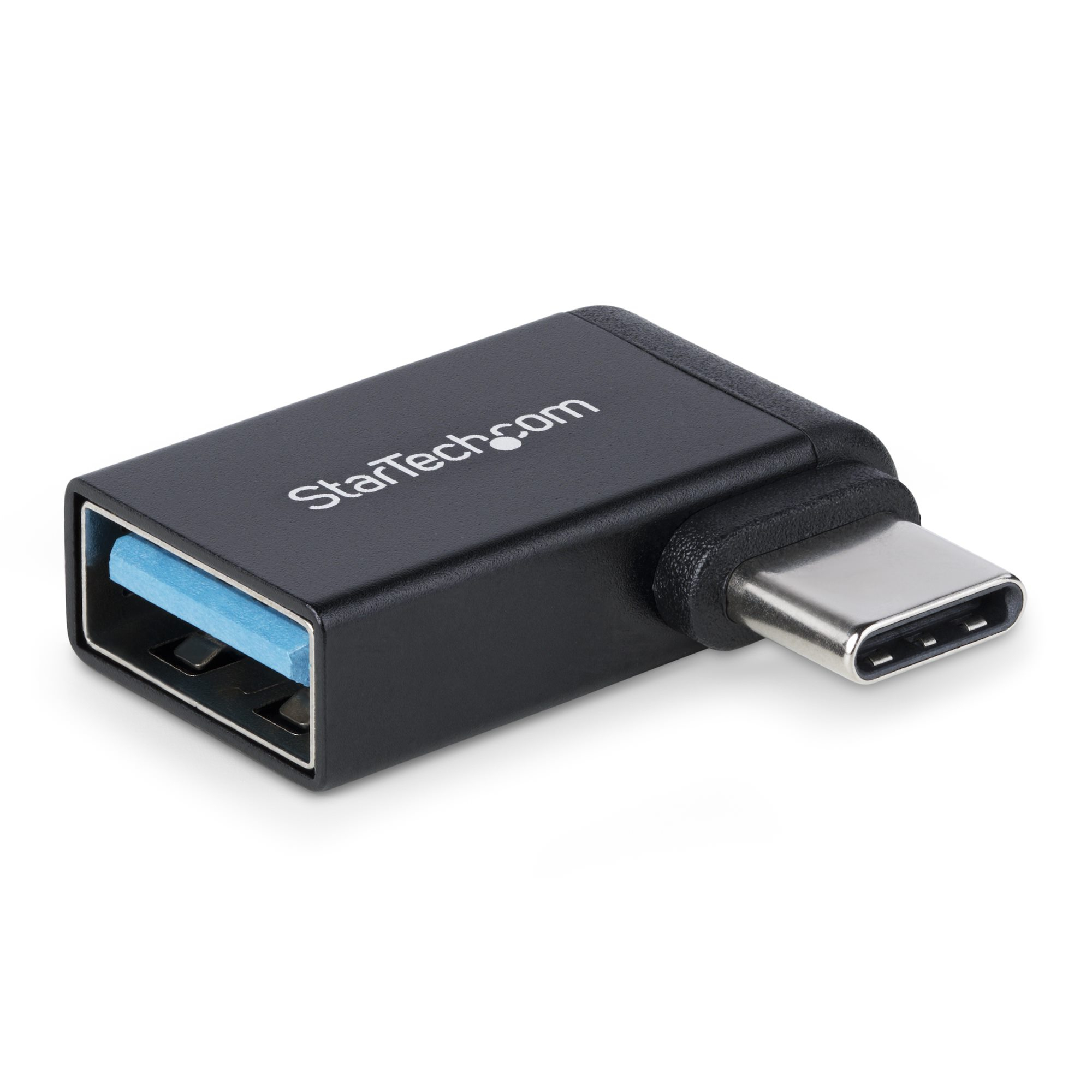 STARTECH.COM RIGHT ANGLED USB-C TO USB-A ADAPTER, USB 5GBPS METAL HOUSING, 2 YR STARTECH — view 2